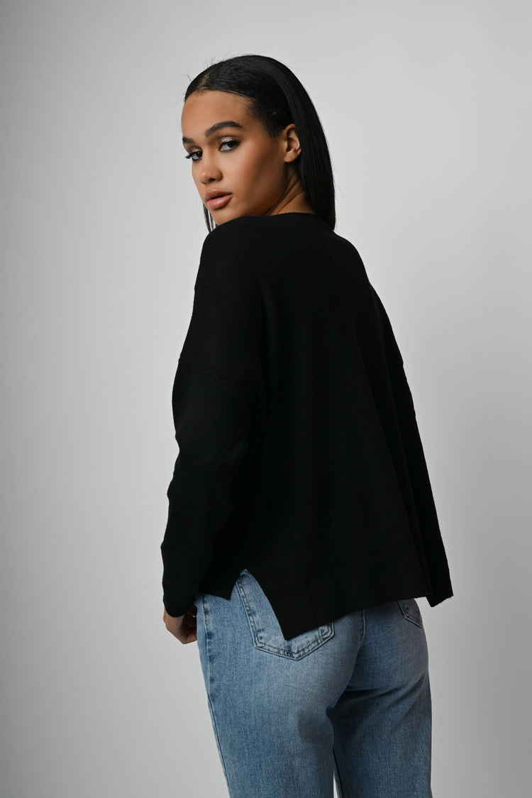 Pull con scollo a barchetta