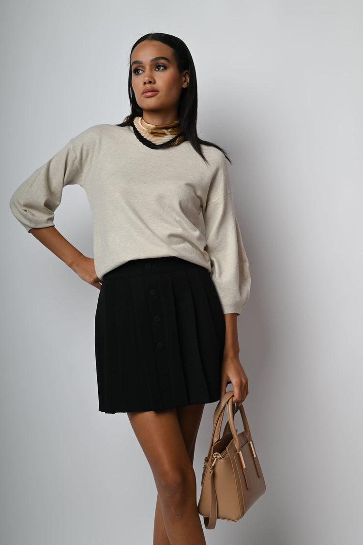 Pull con maniche a palloncino
