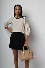 Pull con maniche a palloncino