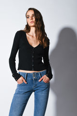 Cardigan misto viscosa