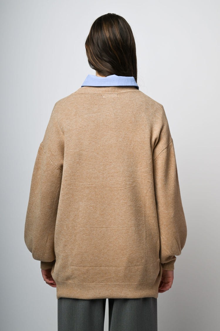 Pull oversize misto viscosa