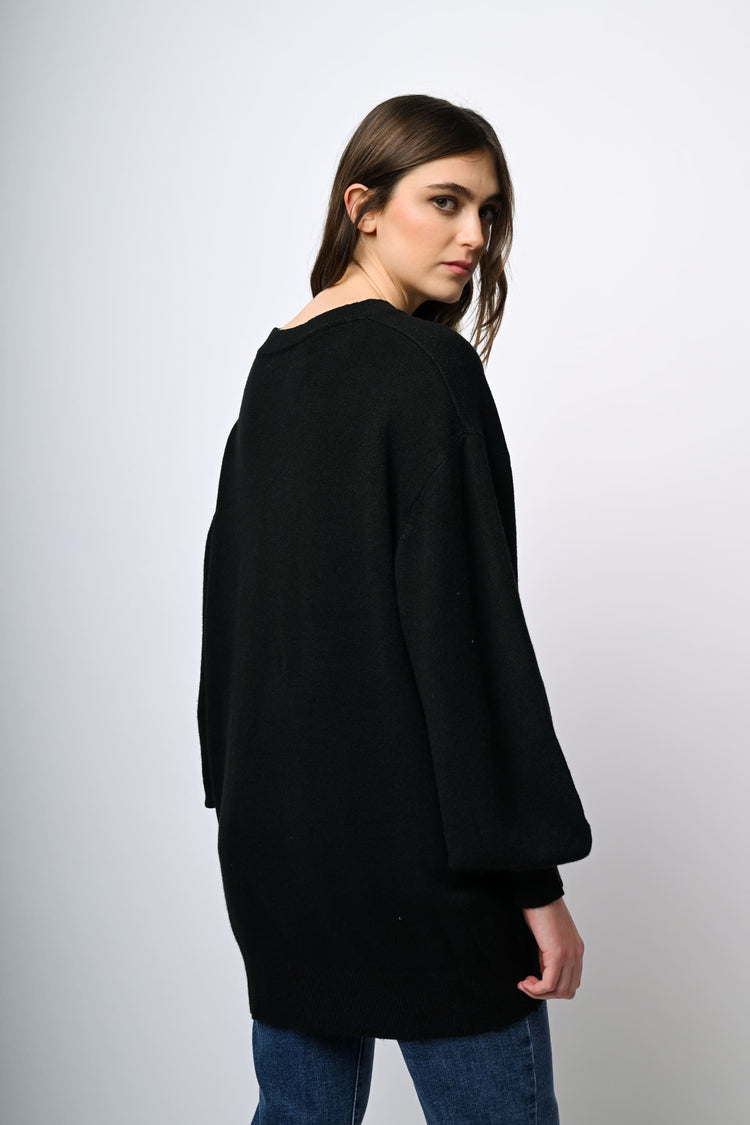 Pull oversize misto viscosa