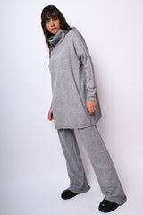 Pantaloni palazzo in maglia