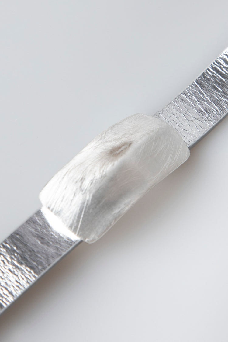Bracciale in similpelle con decorazione