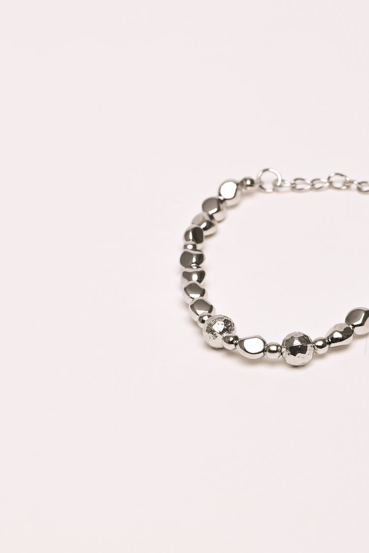 Set collana + bracciale in metallo