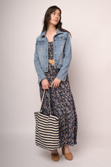 Giacca in denim azzurro