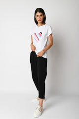 T-shirt a stampa cuore