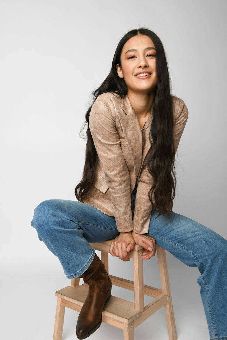 Jeans a gamba dritta con cintura
