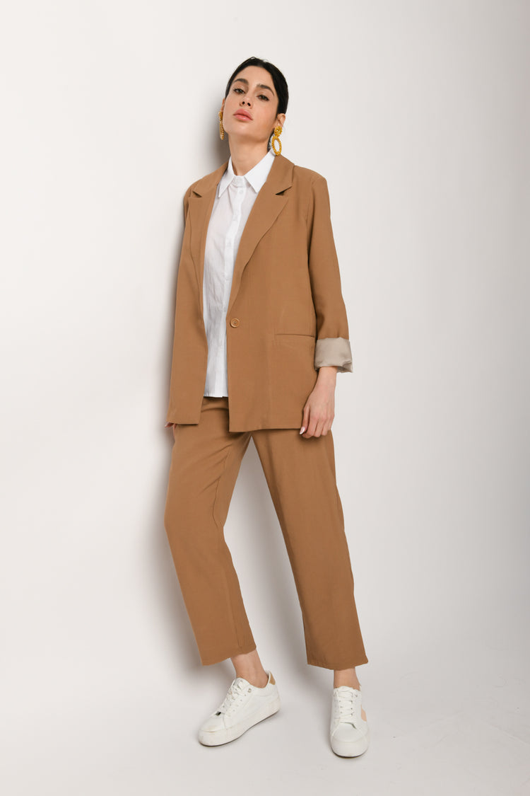 Blazer oversize misto viscosa