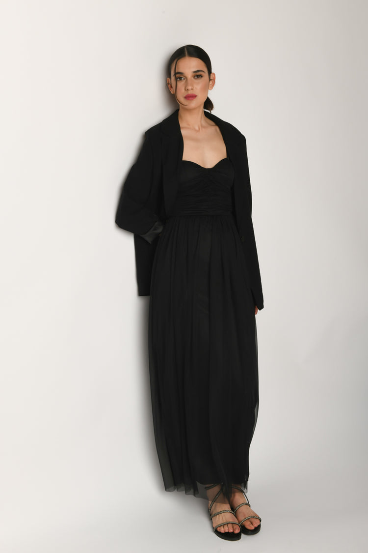 Blazer oversize misto viscosa