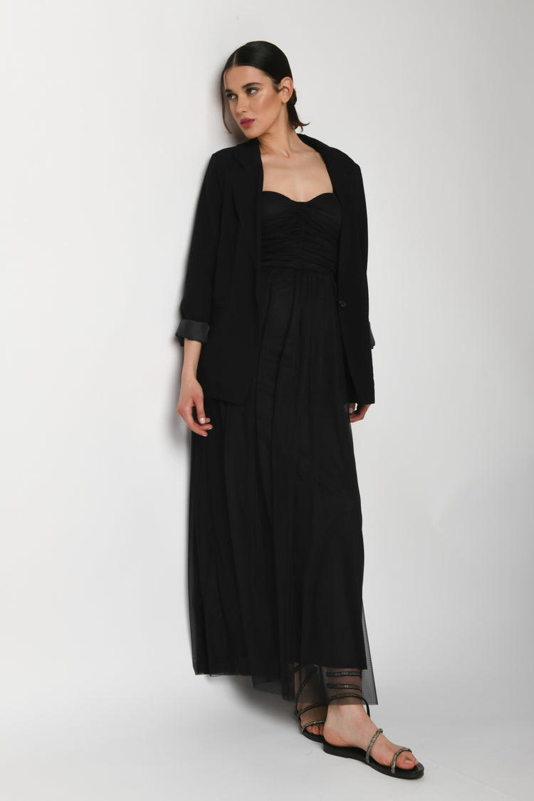 Blazer oversize misto viscosa