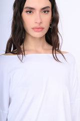 Top in cotone oversize