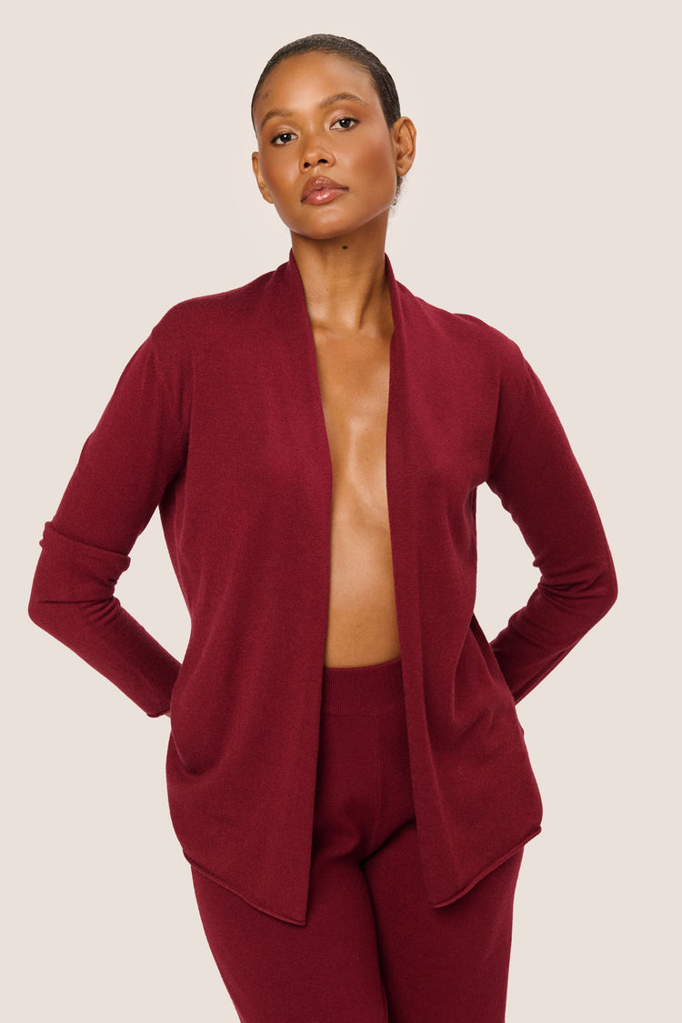 Cardigan senza chiusura