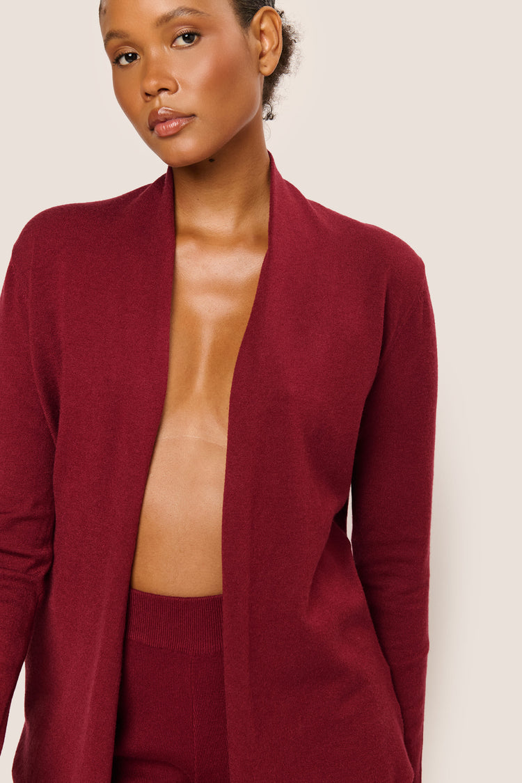 Cardigan senza chiusura