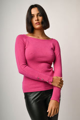 Pull con scollo a barchetta