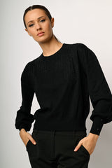Pull con decorazione strass