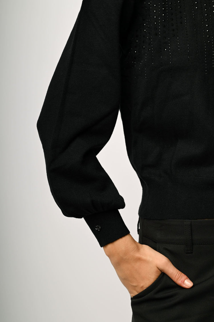 Pull con decorazione strass