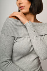 Pull con spalle scoperte