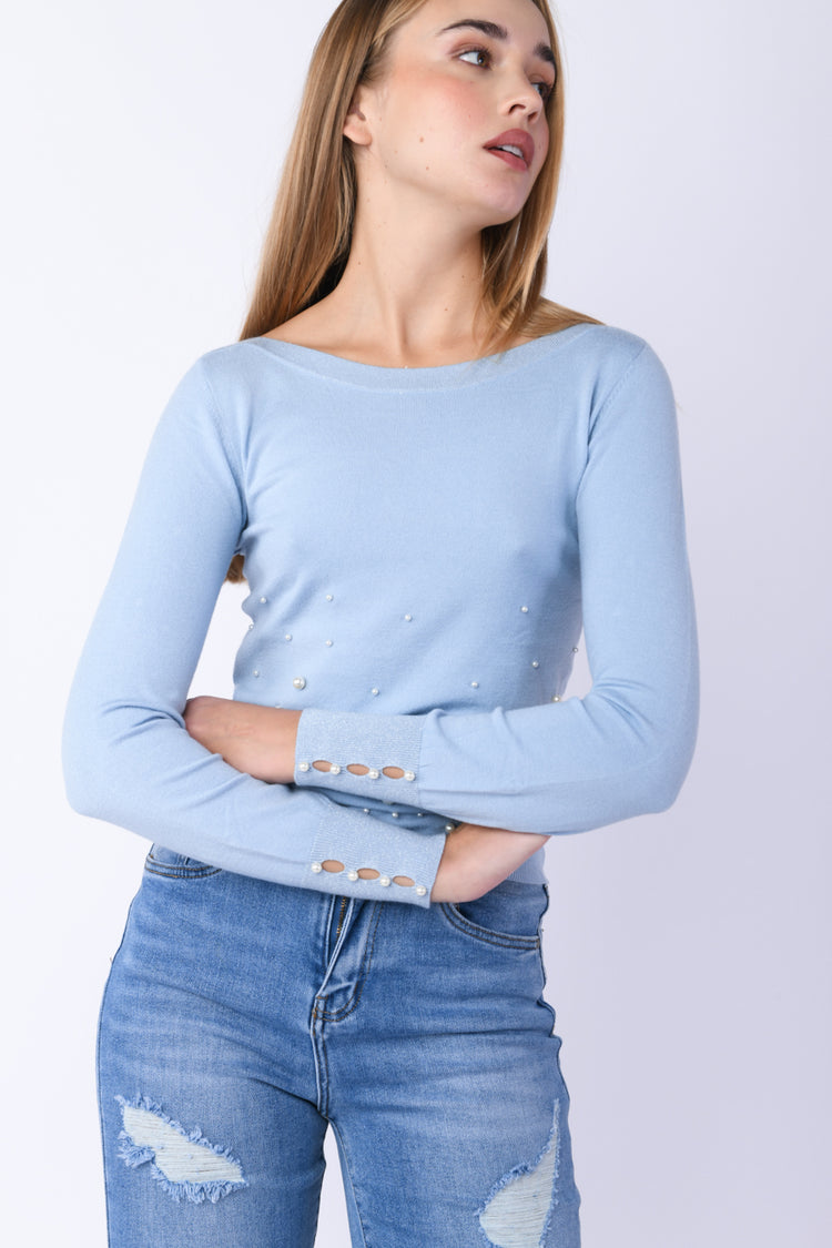 Pull con perline