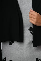 Cardigan crop in maglia lurex