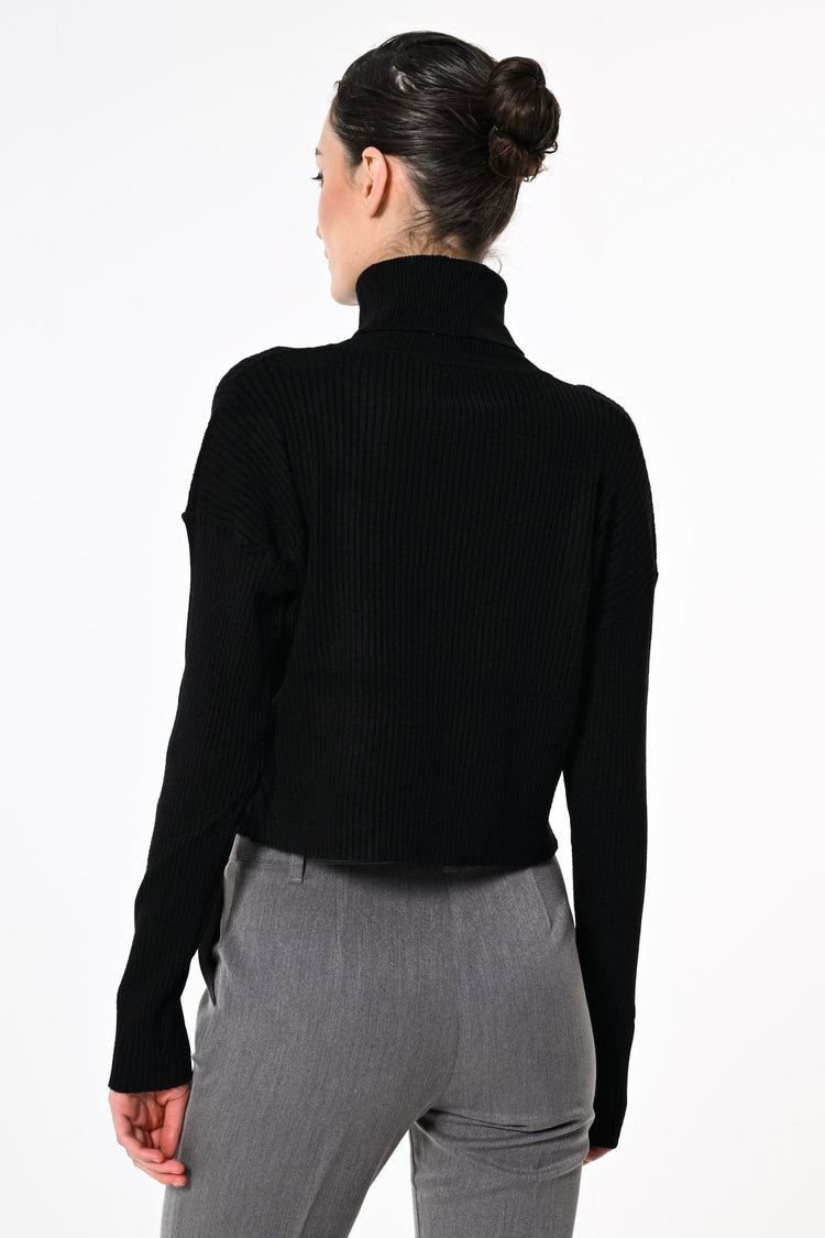 Dolcevita crop a costine