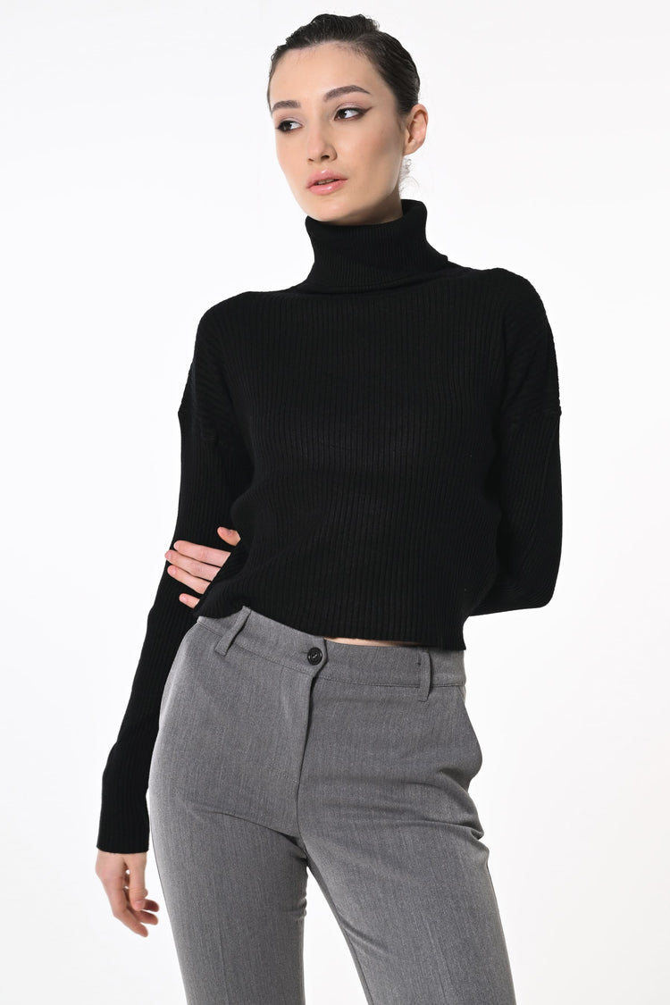 Dolcevita crop a costine