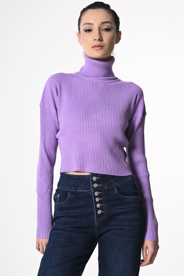 Dolcevita crop a costine