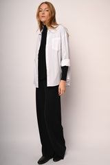Pantaloni palazzo in maglia