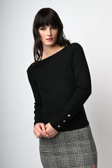 Pull con scollo a barchetta