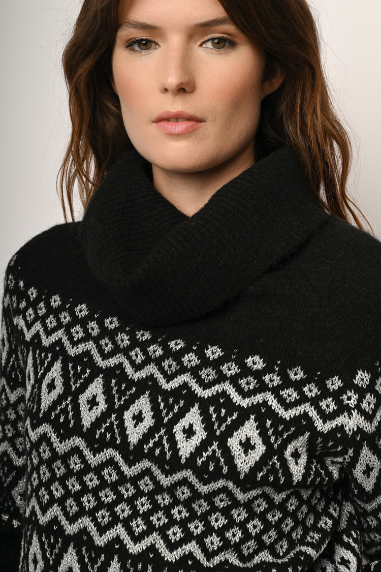 Dolcevita a motivi Fair Isle