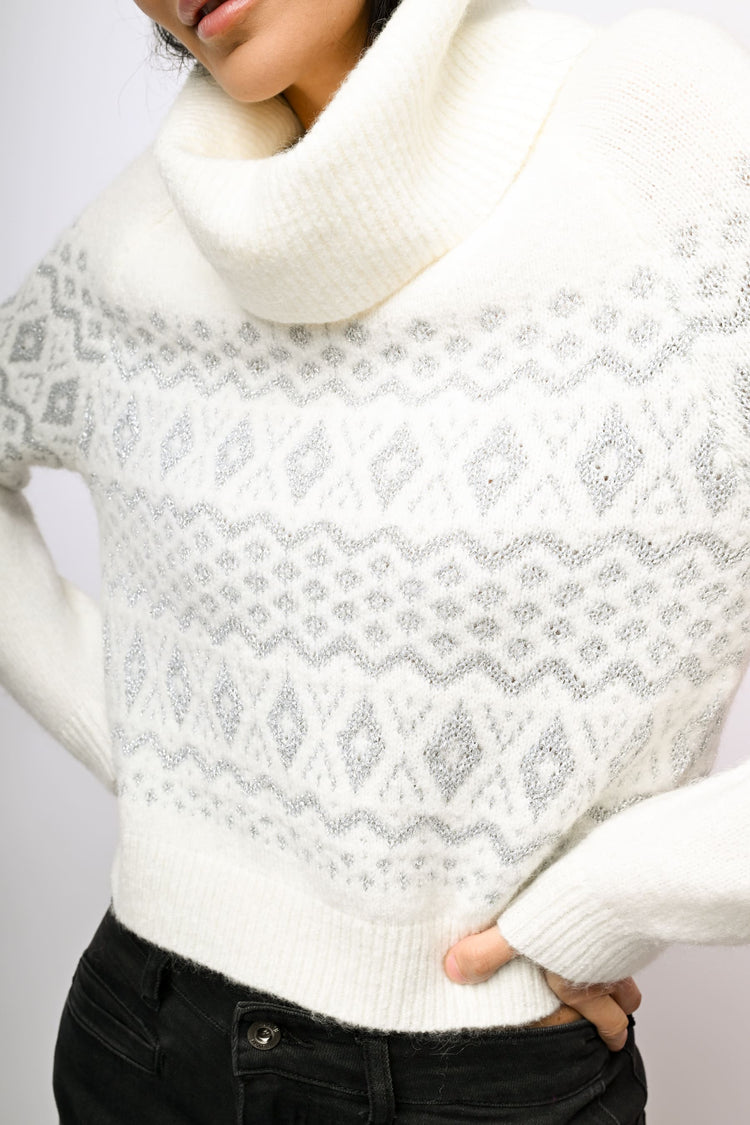 Dolcevita a motivi Fair Isle