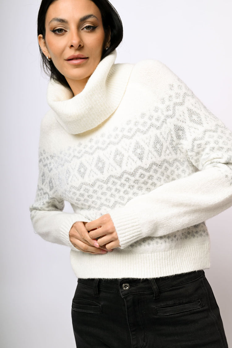 Dolcevita a motivi Fair Isle