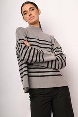 Lupetto oversize a righe