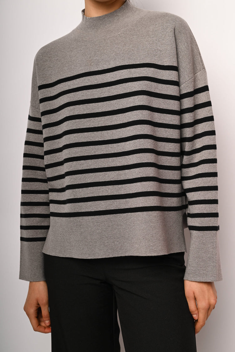 Lupetto oversize a righe