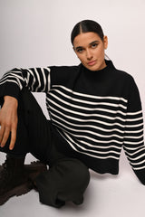 Lupetto oversize a righe