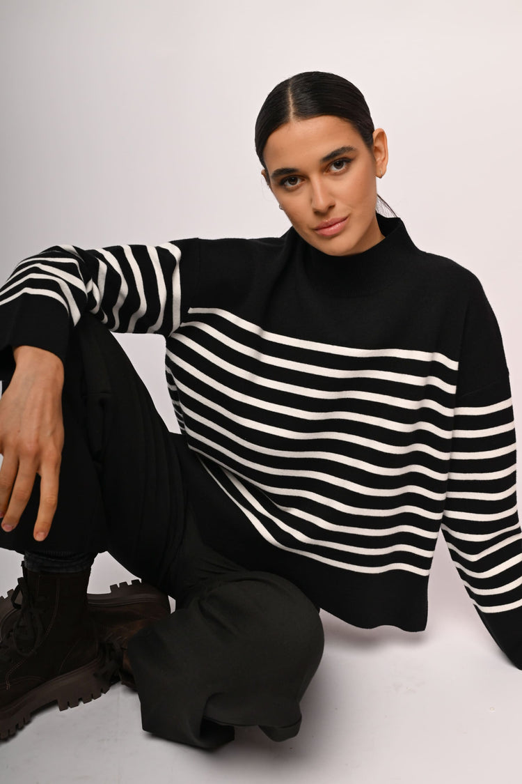 Lupetto oversize a righe