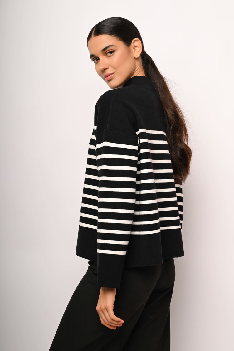 Lupetto oversize a righe