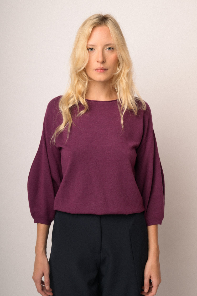 Maglia maniche palloncino