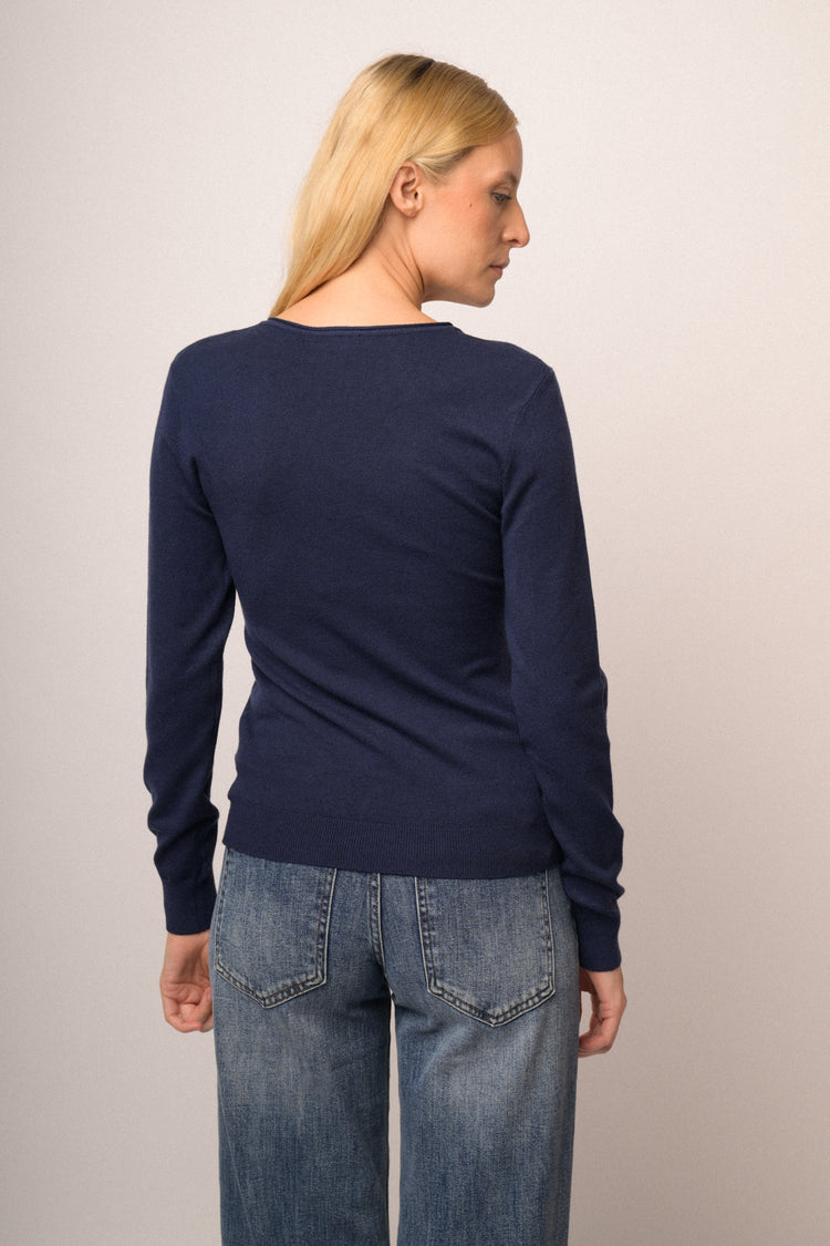 Maglia scollo V basic