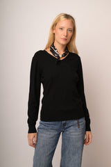 Maglia scollo V basic