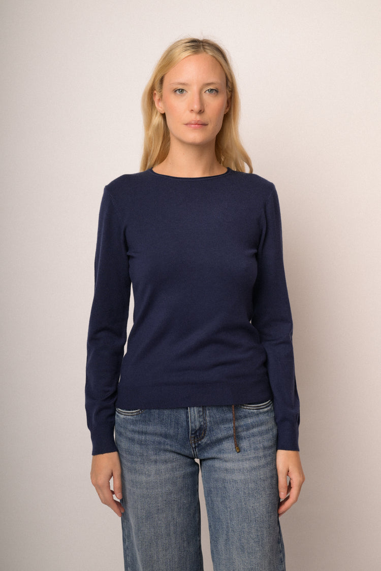 Maglia girocollo basic
