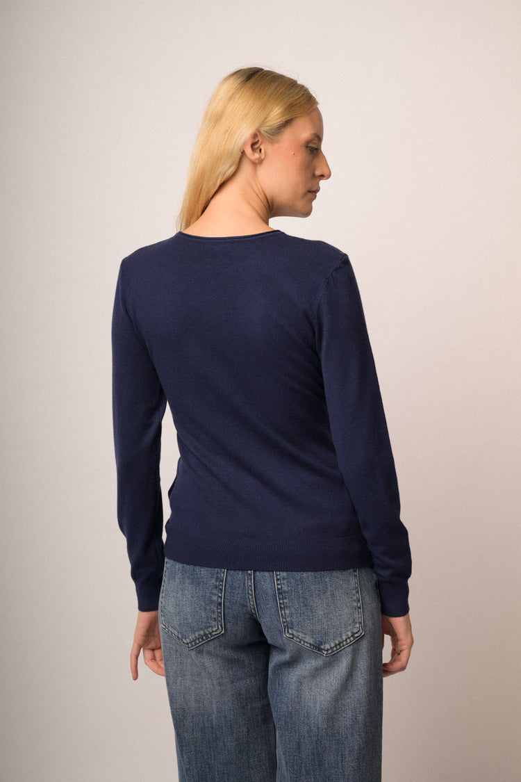 Maglia girocollo basic