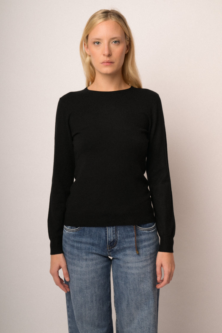 Maglia girocollo basic
