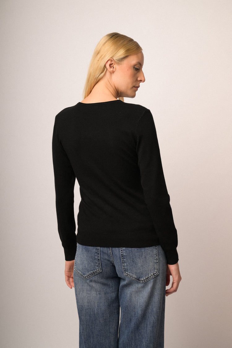 Maglia girocollo basic