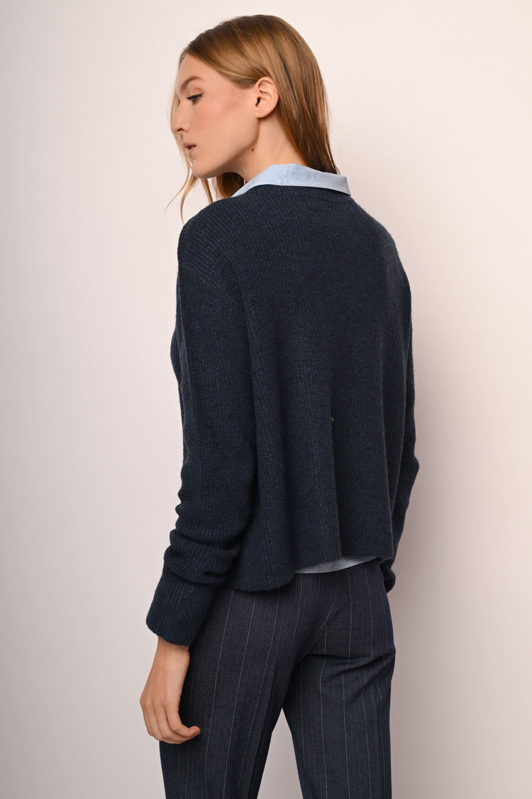 Cardigan con fiocchi da annodare