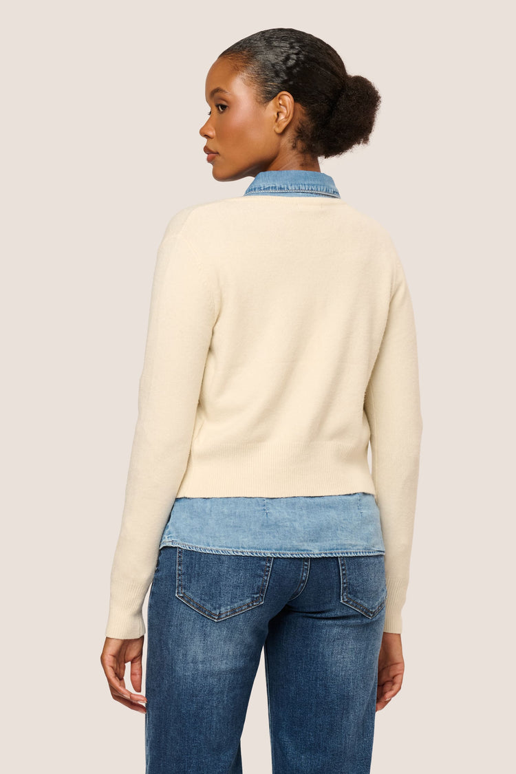 Cardigan con ricami