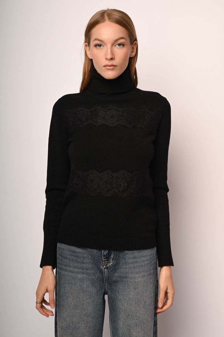 Dolcevita con pizzo