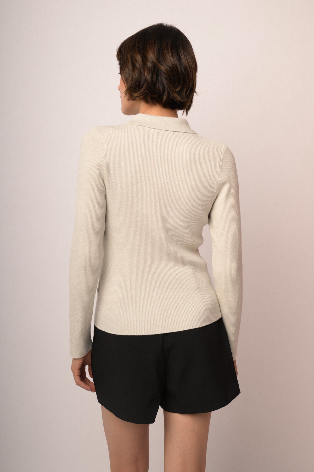 Maglia calcetto con strass lurex