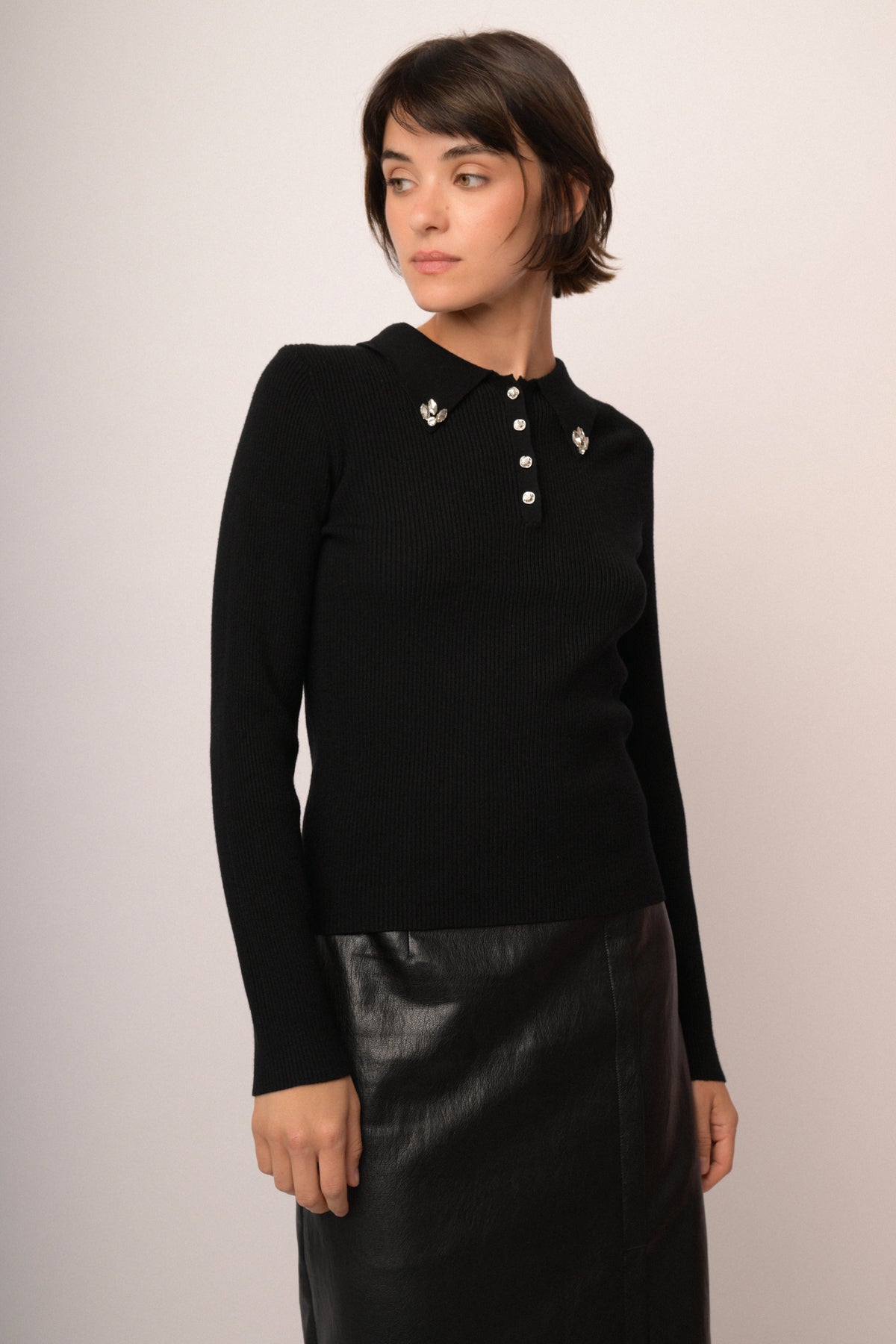 Maglia calcetto con strass