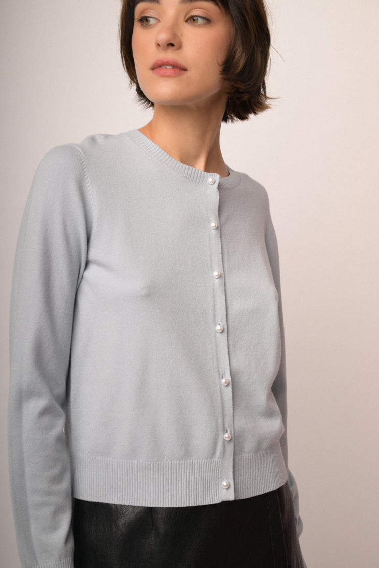 Cardigan con fiocchi